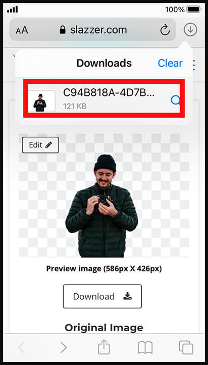 Save Photo on Photo Gallery