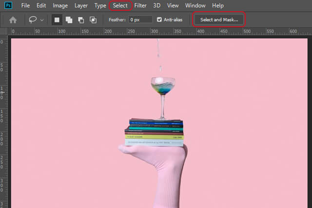 Photoshop background removal trick