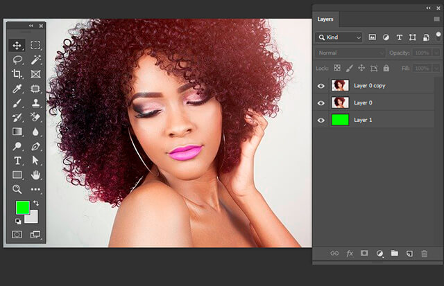 Creating a High Contrast Layer