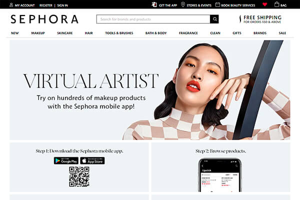 Sephora’s Virtual Artist