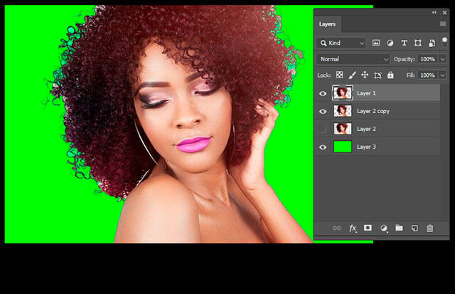 Background removal process