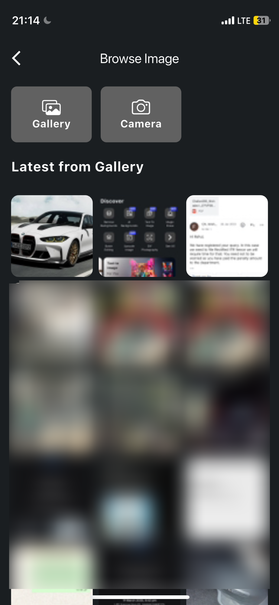 slazzer uploading image 