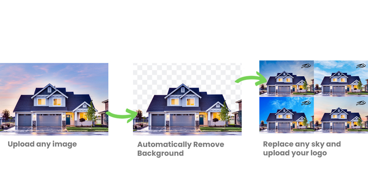 Real estate sky replacement