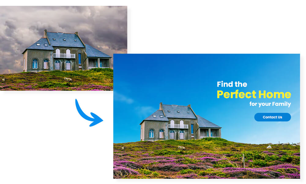 Remove Background from Real Estate Image in one click | slazzer.com